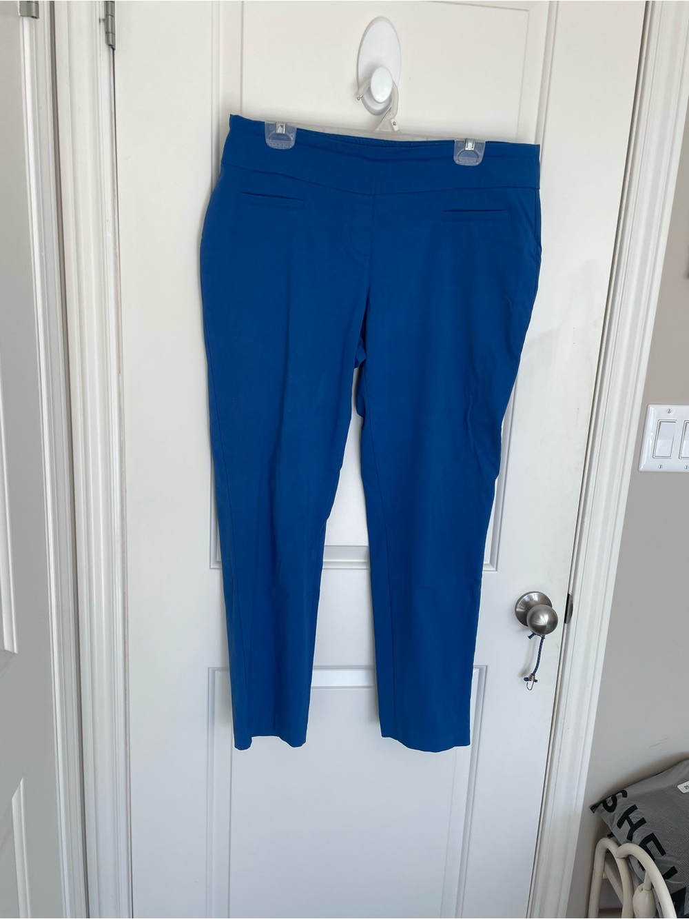 Carroll Reed Royal Blue Stretch Ankle Pants Size 14